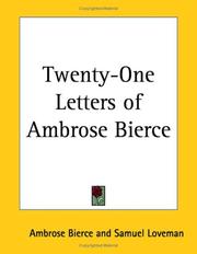 Twenty-One Letters of Ambrose Bierce