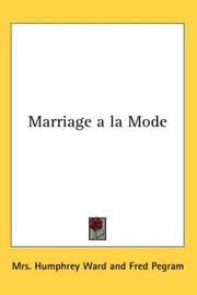 Marriage a La Mode