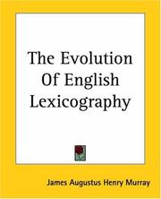 Evolution of English Lexicography