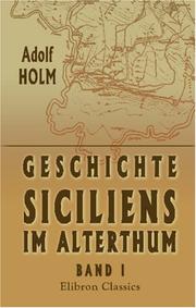 Geschichte Siciliens im Alterthum