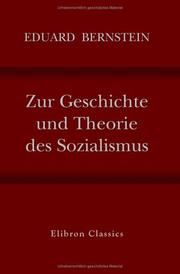 Zur Geschichte und Theorie des Sozialismus