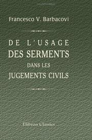 De l'usage des serments dans les jugements civils