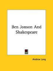 Ben Jonson and Shakespeare