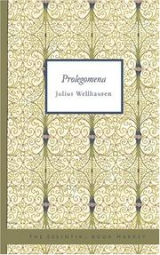 Prolegomena
