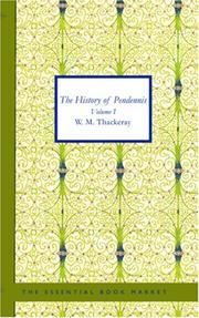 The History of Pendennis, Volume I