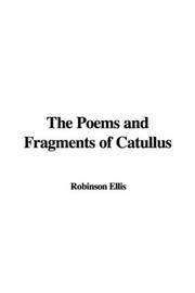 The Poems and Fragments of Catullus