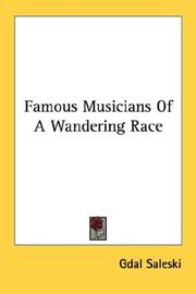 Famous Musicians Of A Wandering Race