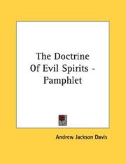 The Doctrine Of Evil Spirits - Pamphlet