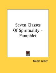 Seven Classes Of Spirituality - Pamphlet