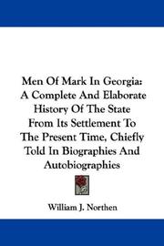 Men Of Mark In Georgia