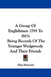 A Group Of Englishmen 1795 To 1815