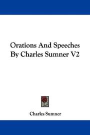 Orations And Speeches By Charles Sumner V2