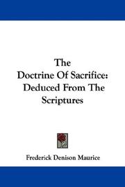 The Doctrine Of Sacrifice