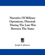 Narrative Of Military Operations, Directed