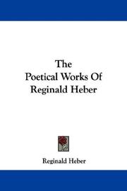 The poetical works of Reginald Heber