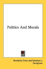 Politics and morals