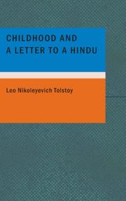 Childhood and a Letter to a Hindu