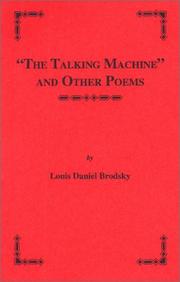 "The talking machine" and other poems