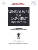 Windows 3.1 for dummies