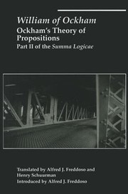 Ockhams Theory Of Propositions Part Ii Of The Summa Logicae