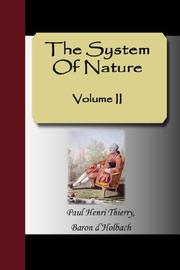 The System Of Nature - Volume II