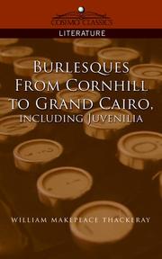 Burlesques, From Cornhill to Grand Cairo, including Juvenilia