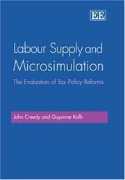 Labour Supply And Microsimulation: The Evaluation Of Tax Policy Reforms PDF Download