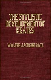 The Stylistic Development Of Keates