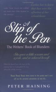 A slip of the pen