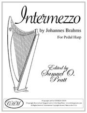 Intermezzo, Op. 117 For Pedal Harp