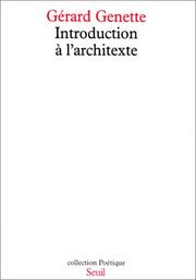 Introduction à l'architexte