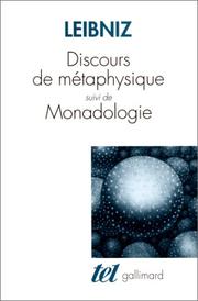 Discours de métaphysique, suivi de "Monadologie"