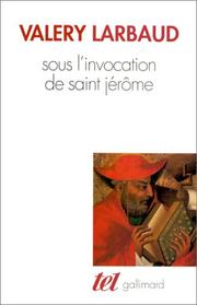 Sous L'invocation de Saint Jerome