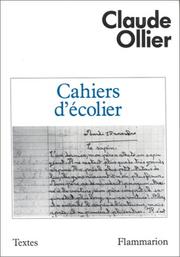 Cahiers d'écolier