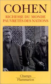 Richesse du monde, pauvreté des nations