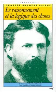 Le Raisonnement et la Logique des choses - Les Conférences de Cambridge (1898)