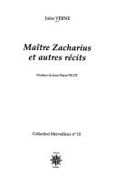 Maître Zacharius et autres récits