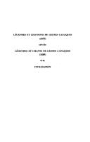 Légendes et chansons de gestes canaques, 1875 ; suivi de Légendes et chants de gestes canaques, 1885 ; et de civilisation