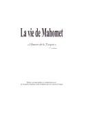 La vie de Mahomet