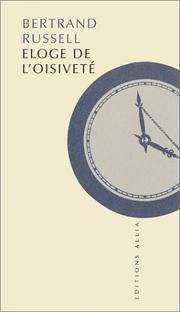 Eloge de l'Oisiveté