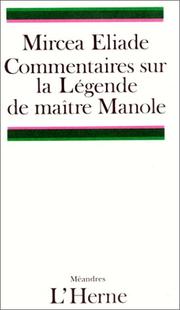 Commentaires sur la Légende de maître Manole