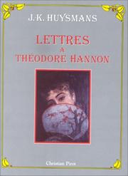 Lettres à Théodore Hannon