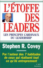 L'étoffe des leaders