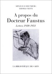 A propos du Docteur Faustus