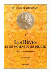 Les rêves et les moyens de les diriger