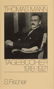 Tagebücher, 1918-1921