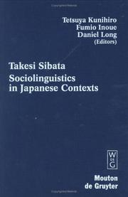 Sociolinguistics in Japanese contexts