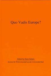 Quo vadis Europe?