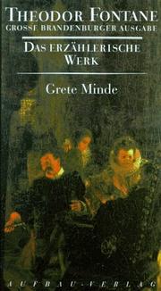 Das erzählerische Werk, 20 Bde., Bd.3, Grete Minde
