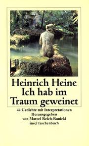 Ich hab im Traum geweinet. 44 Gedichte mit Interpretationen